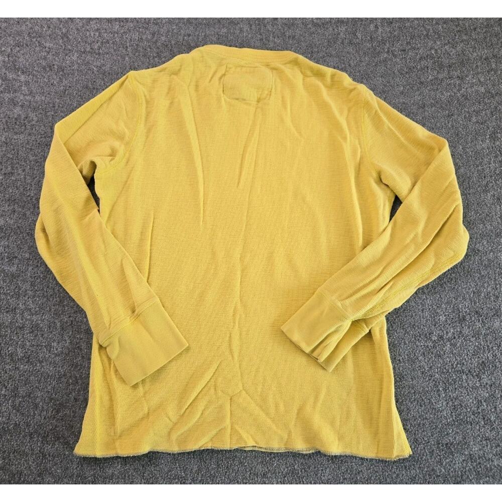 American Eagle Y2K 2009 Waffle-knit Graphic Long Sleeve Thermal Shirt Mens Sz Lg - Picture 11 of 13